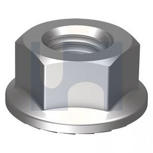 Serrated Flange Hex Nut Stainless Steel 304 - Metric