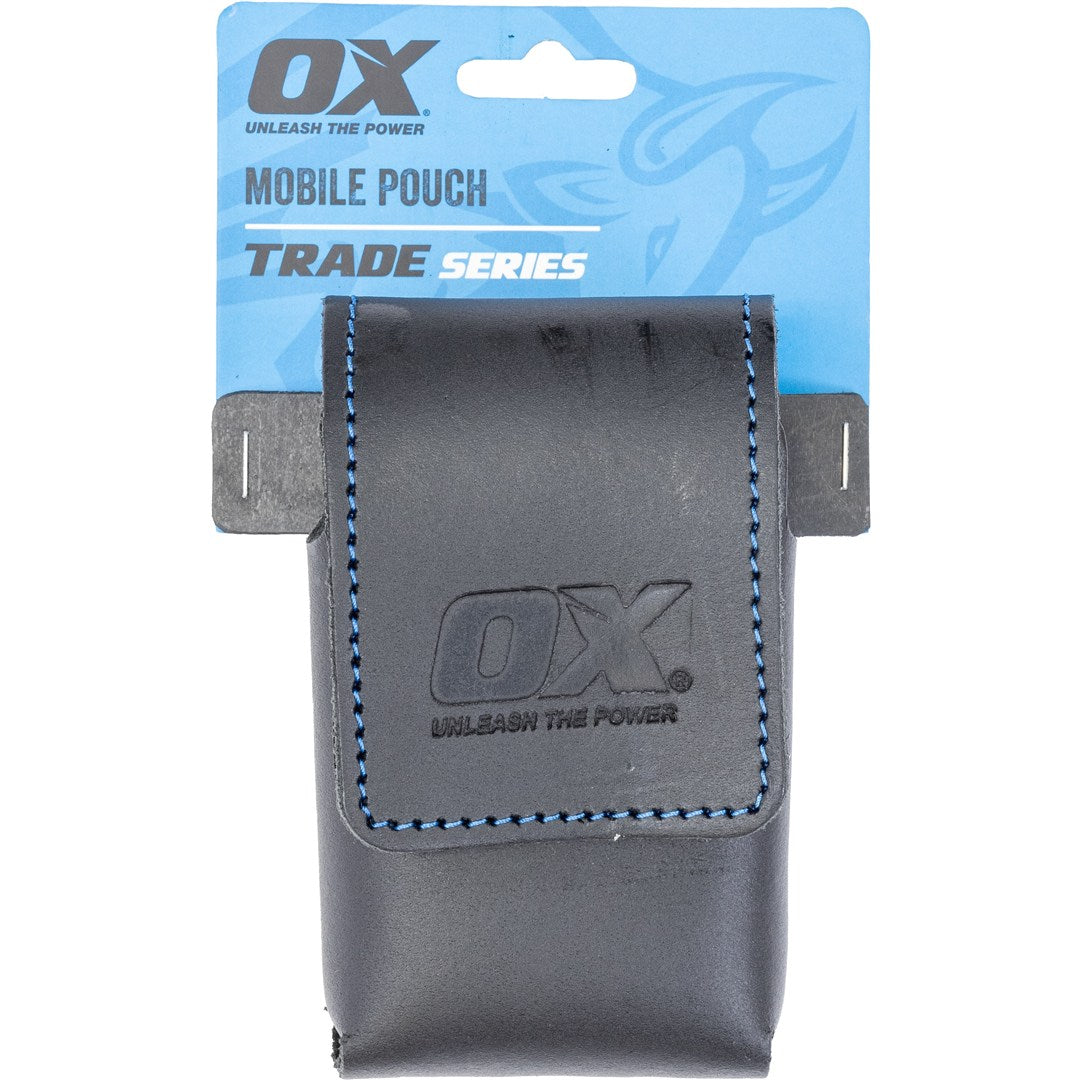 Trade Mobile Phone Holder L Black Leather