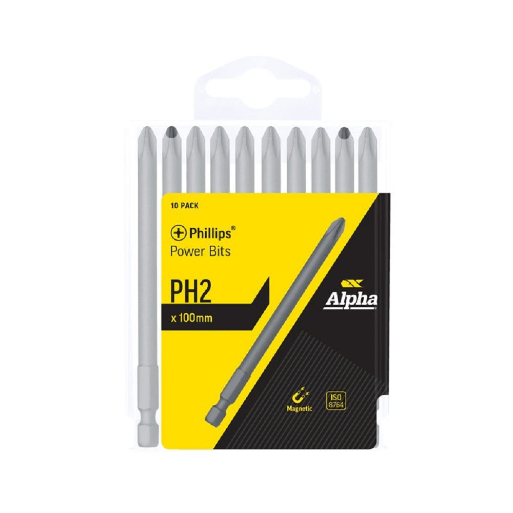 Sheffield Phillips Power Screwdriver Bits 10 Pack