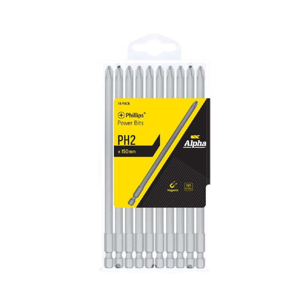 Sheffield Phillips Power Screwdriver Bits 10 Pack