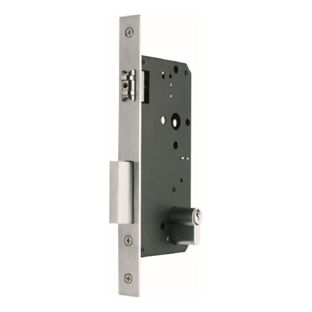 Gainsborough Mortice Lock Roller Bolt Double Cylinder 60mm Satin Chrome 775 Series