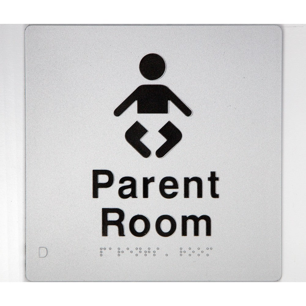 Braille Parent Room Sign
