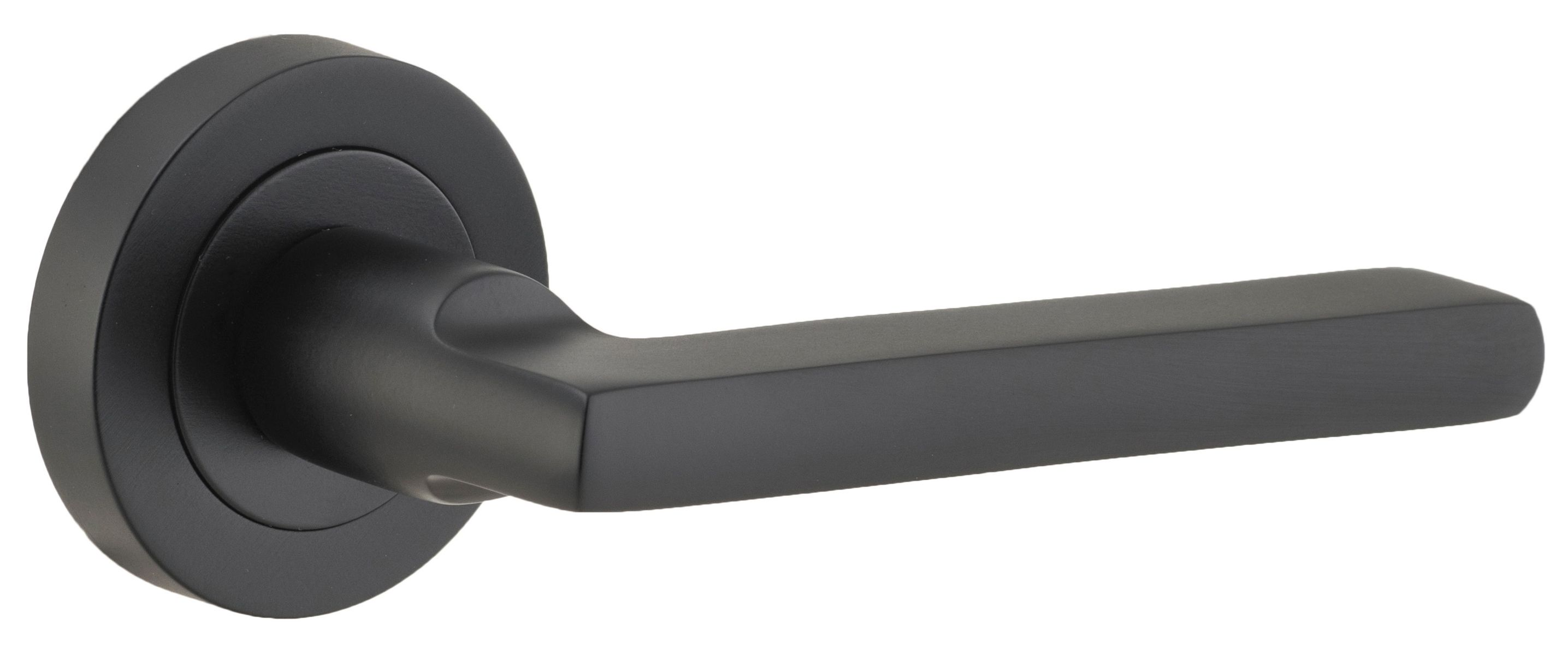Iver Baltimore Lever 1/2 Set Rnd Backplate Left Hand 52 X 58mm