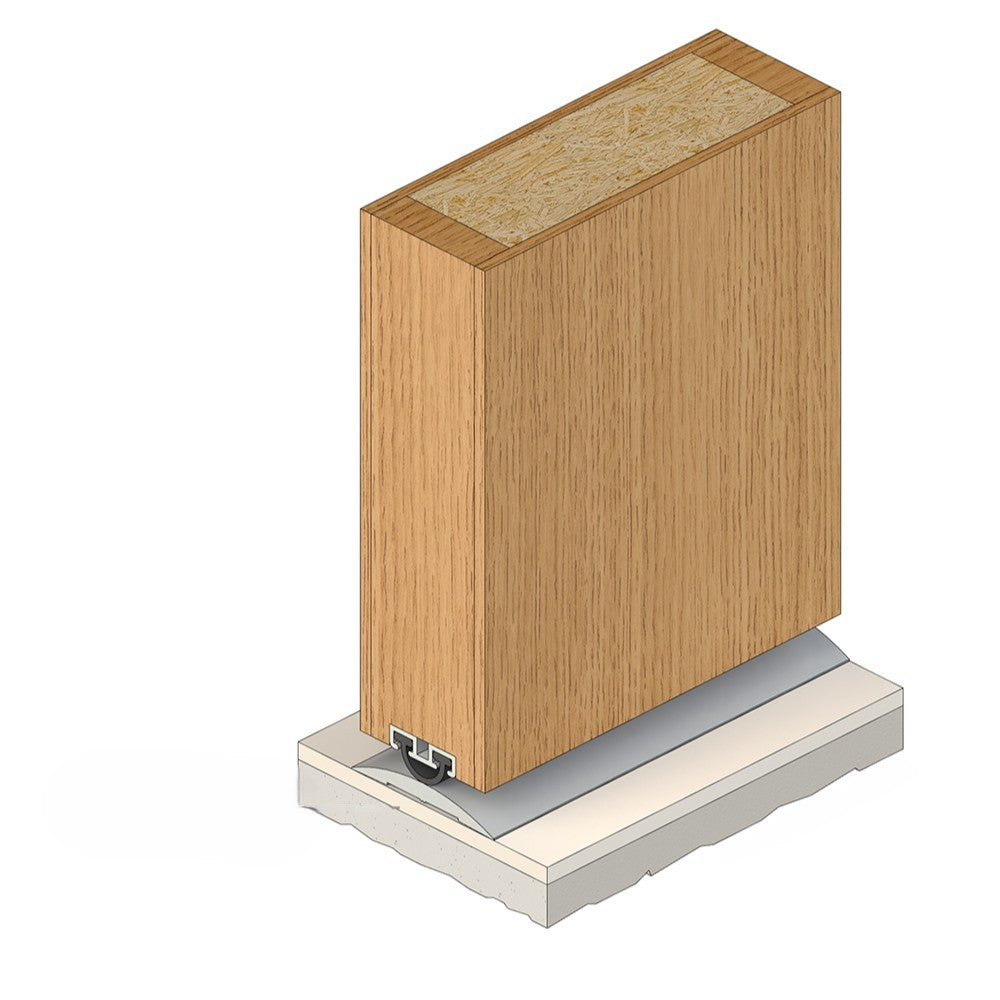 Raven Rp30 Door Seal Clear Anodised Raven Door Seal 1000mm