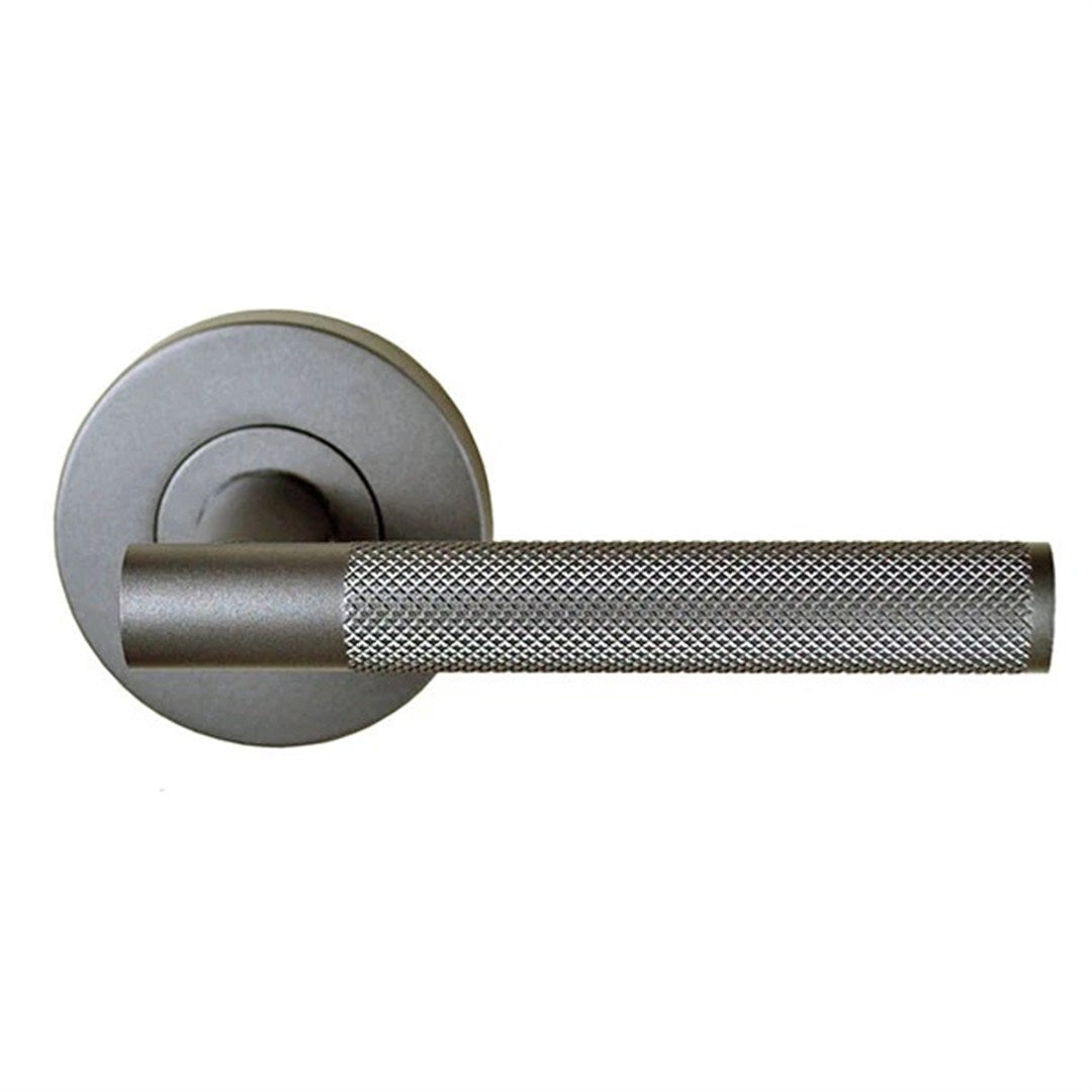 Domici Knurled Privacy Lever Set