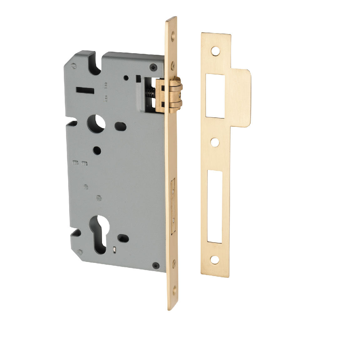 Iver Roller Mortice Lock Euro 60mm Backset