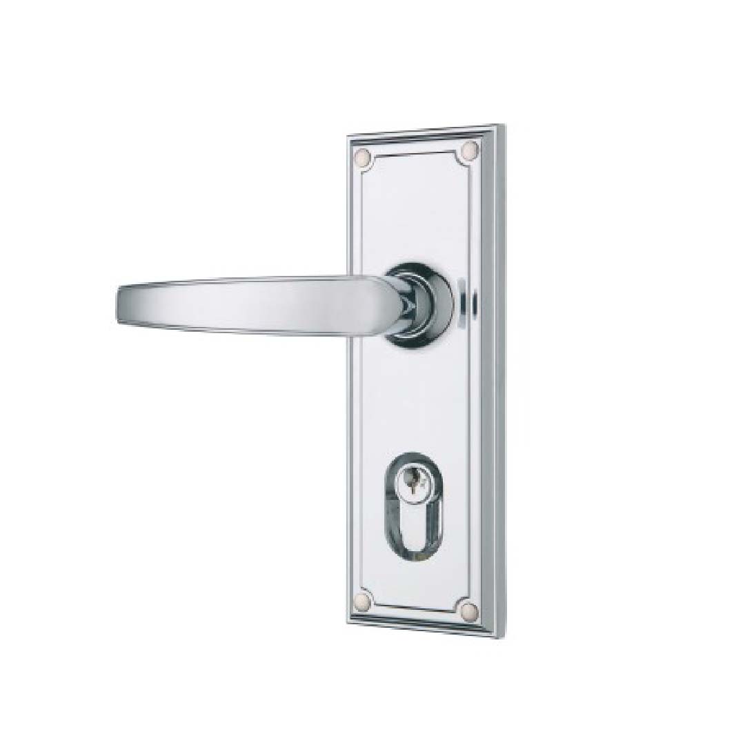 GAINSBOROUGH TRILOCK TRADITIONAL ENTRANCE LEVER SET SGL CYLINDER