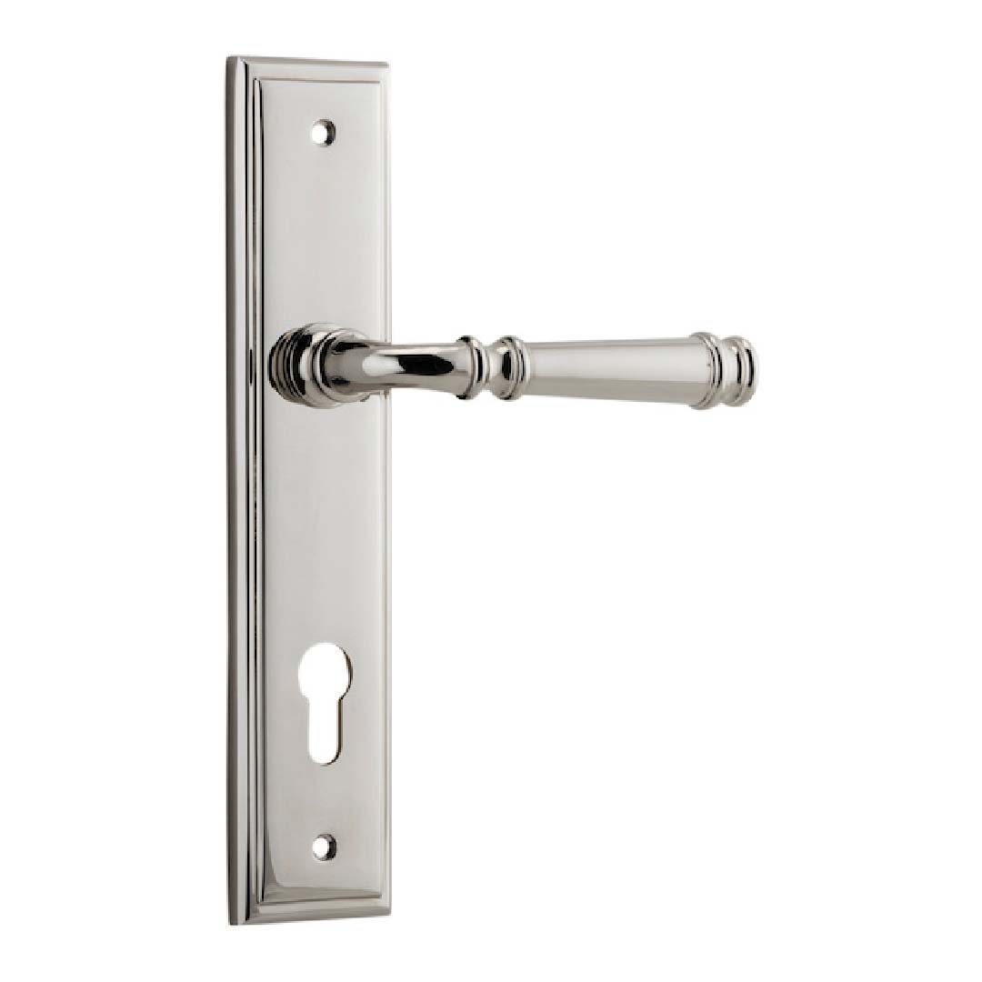 IVER VERONA ENTRANCE LEVER SET STEPPED BACKPLATE 237 X 50 X 58MM