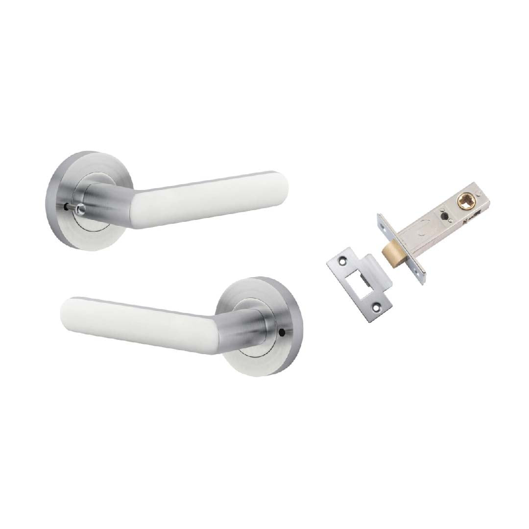 IVER OSAKA PRIVACY LEVER KIT RND BACKPLATE 58 X 58 X 58