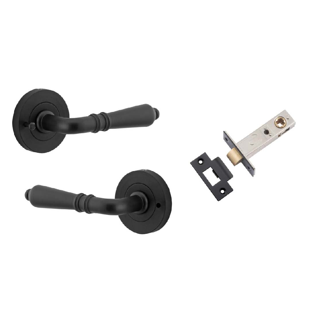 Iver Sarlat Privacy Lever Kit Rnd Backplate 58 X 113 X 56mm