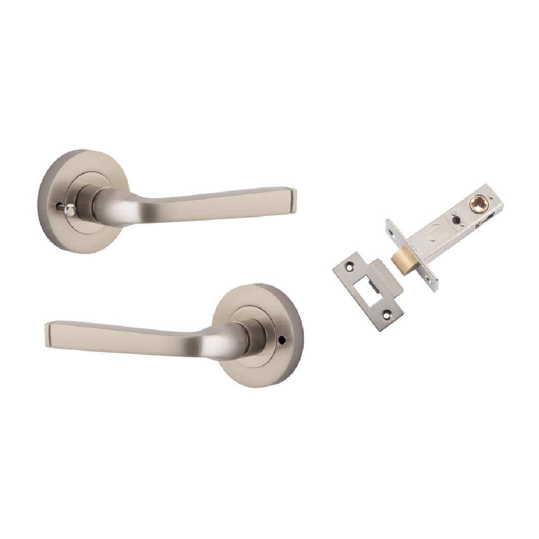 Iver Annecy Privacy Lever Set 58 X 65mm Rnd Backplate