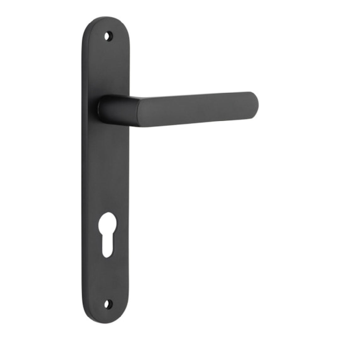 Iver Osaka Entrance Lever Set Oval Backplate 240 X 40 X 55mm