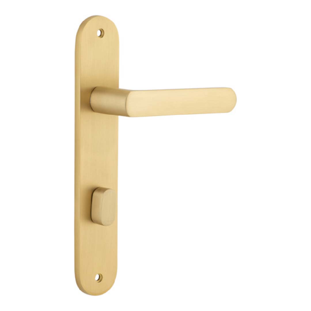 Iver Osaka Privacy Lever Set Oval Backplate 240 X 40 X 55mm