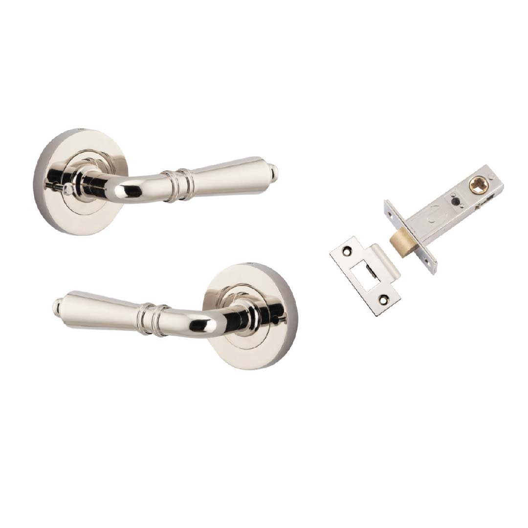 Iver Sarlat Privacy Lever Kit Rnd Backplate 58 X 113 X 56mm