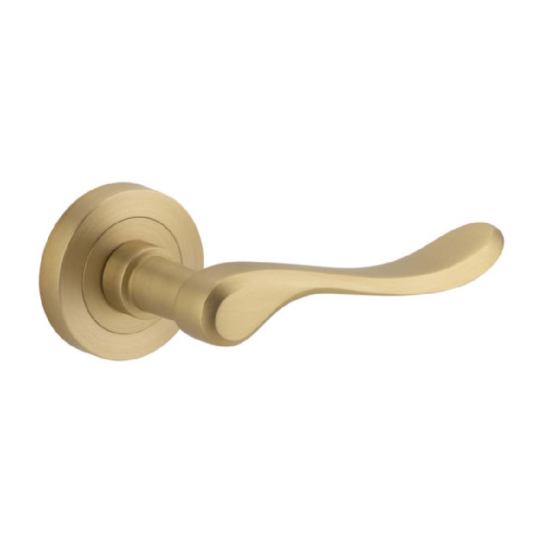 Iver Stirling Passage Lever Rnd Backplate 52 X 64mm