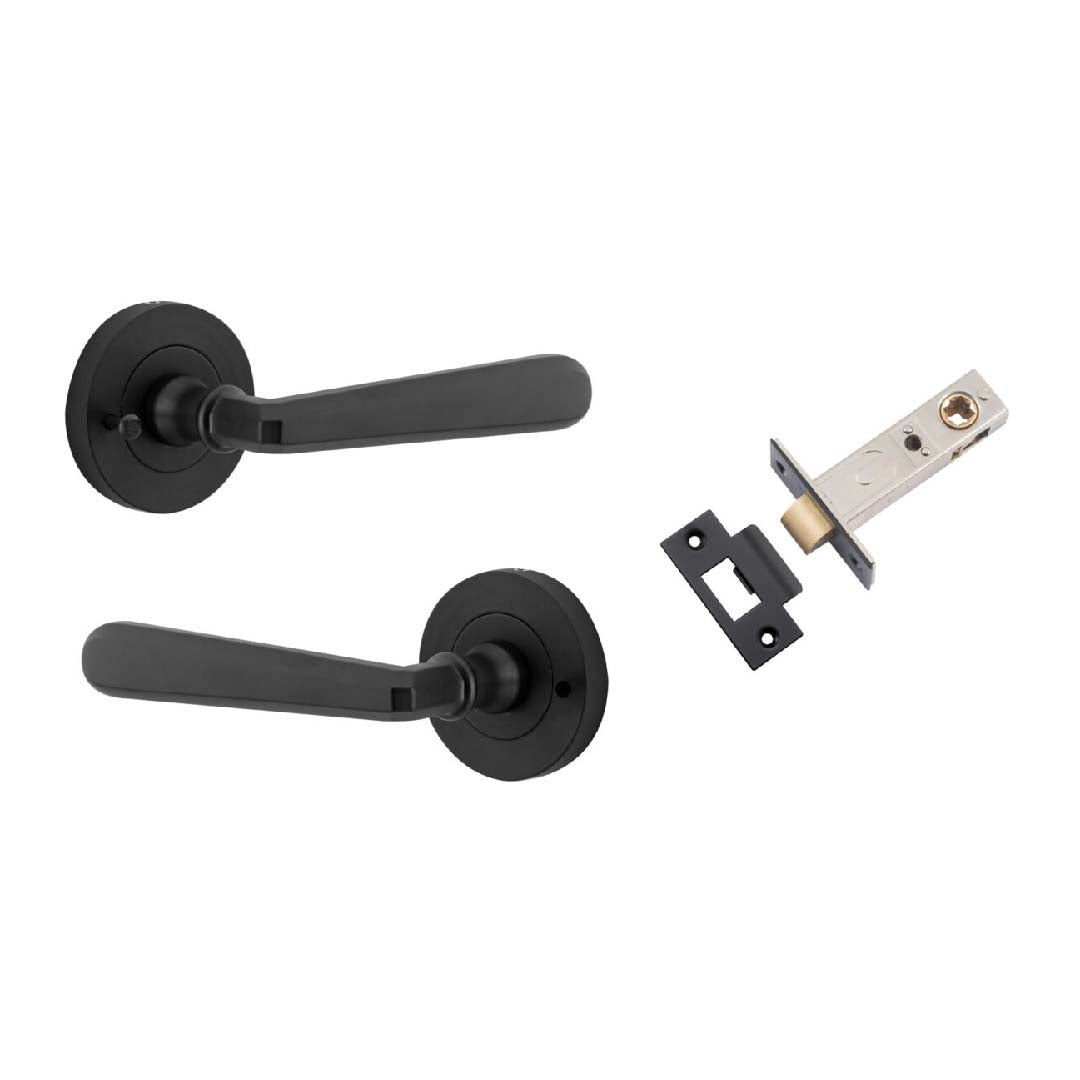 IVER COPENHAGEN PRIVACY LEVER SET INBUILT RND BACKLATE 58 X 60MM