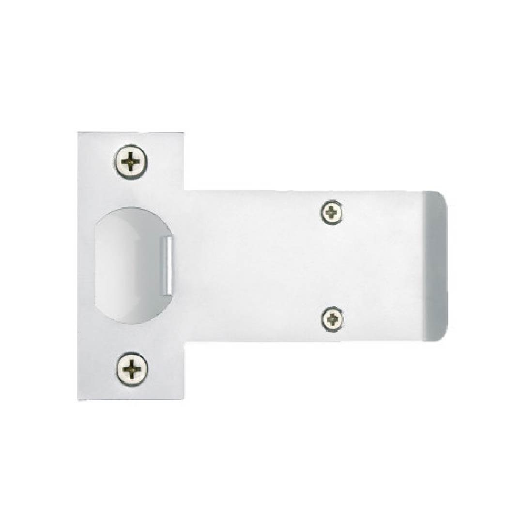 Gainsborough Strike Plate Extended Suits Trilock Satin Chrome