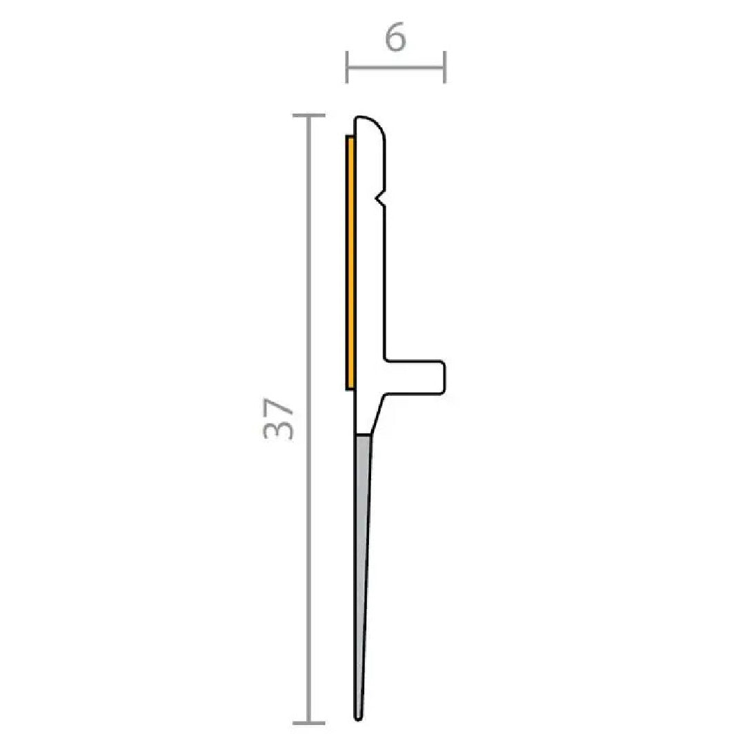 Raven Rp17b Door Seal White 1000mm