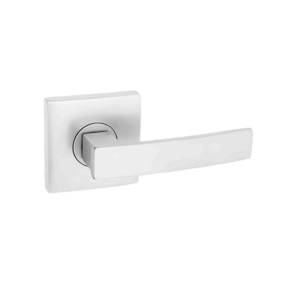 Gainsborough Angular Passage Lever Set Square Backplate Smooth