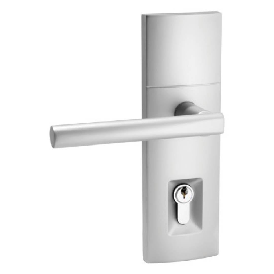 Gainsborough Trilock Contemporary Align Entrance Set Dbl Cylinder