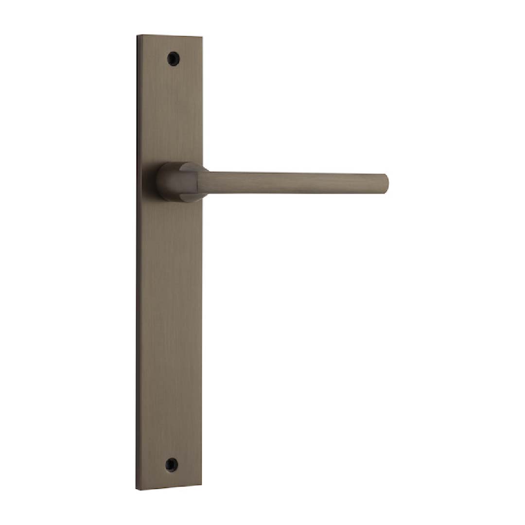 Iver Baltimore Passage Lever Set Rect Backplate 240 X 38 X 55mm