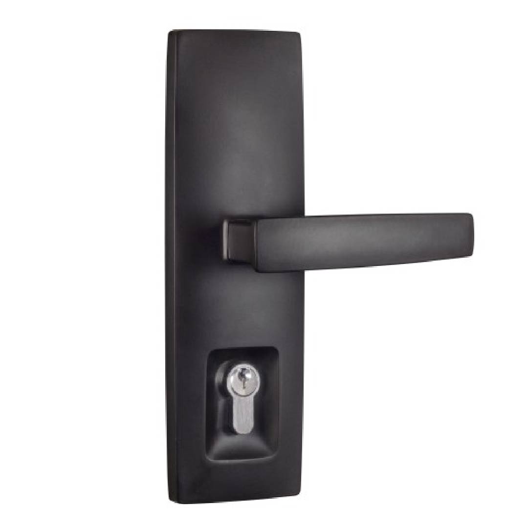 Gainsborough Trilock Contemporary Aurora Entrance Set Dbl Cylinder