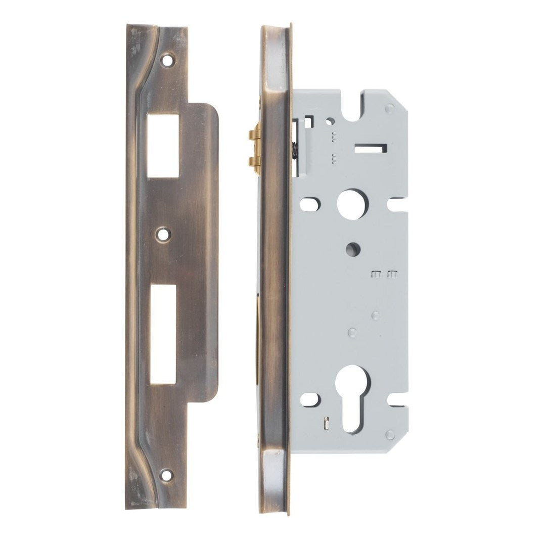 Iver Euro Mortice Lock Rebated Roller 45mm Backset