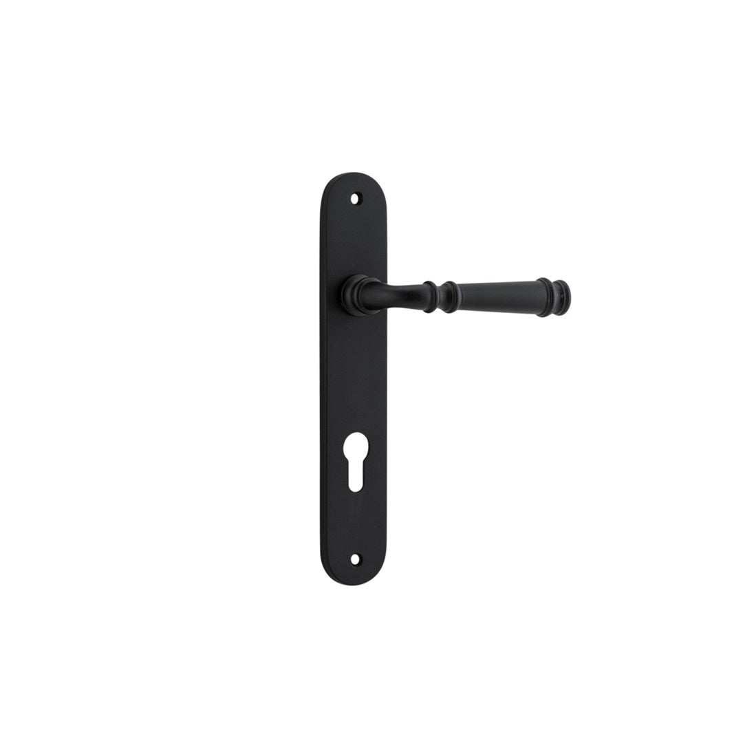 Iver Verona Entrance Lever Set Oval Backplate 240 X 40mm X 56mm