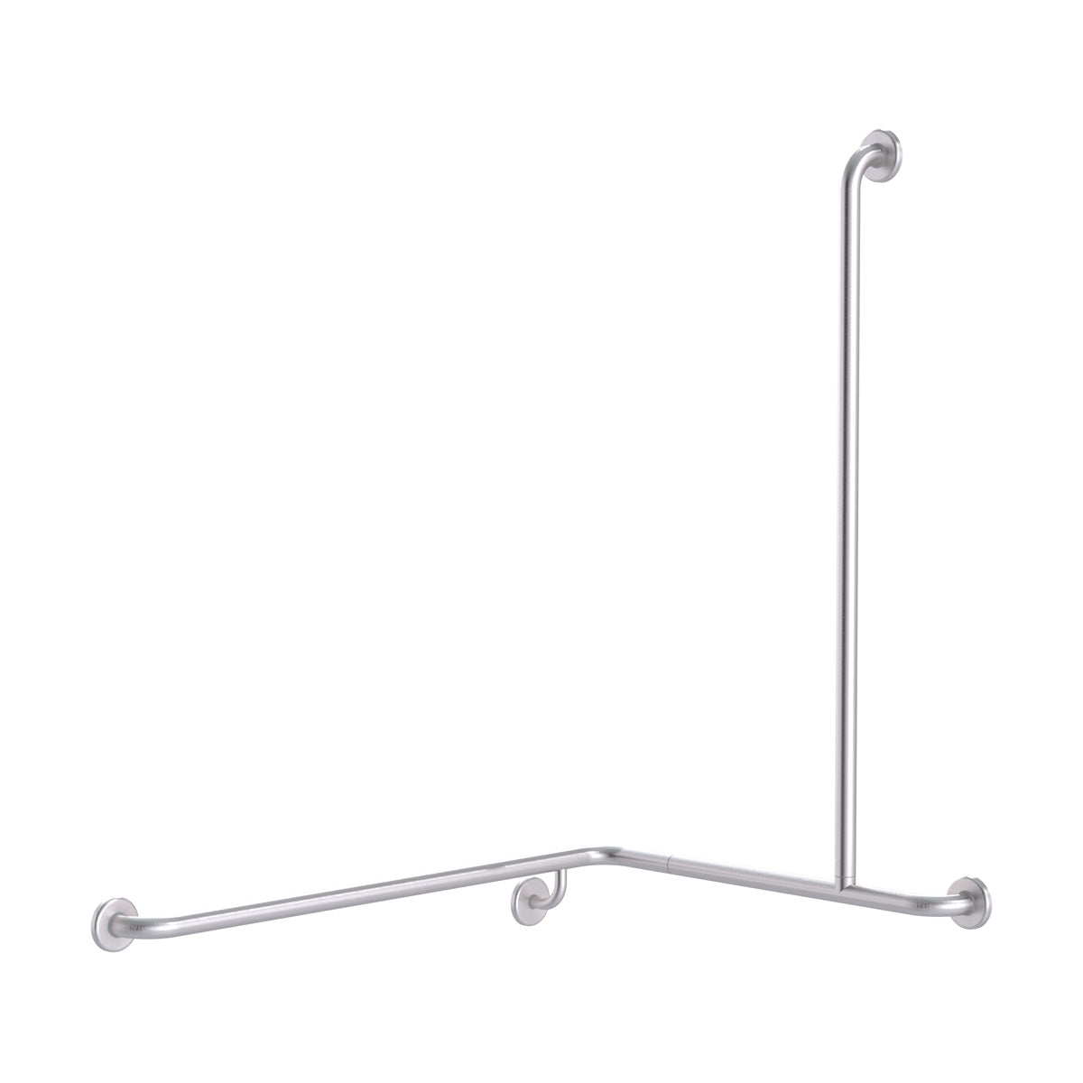 Corner Shower Grab Rail Clam Flange