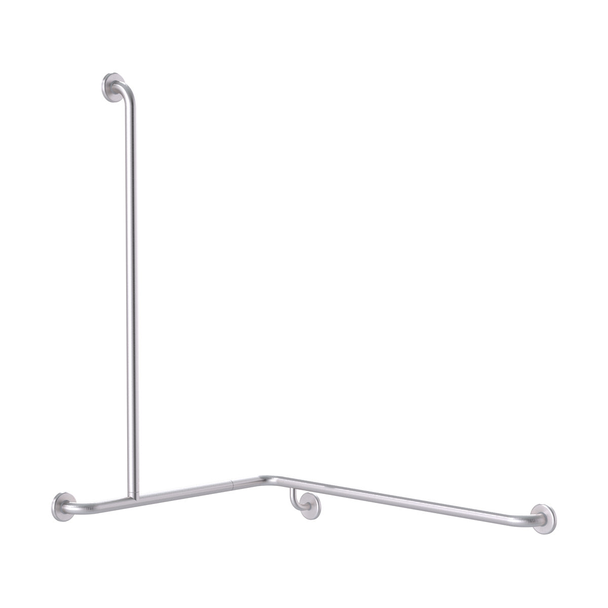 Corner Shower Grab Rail Clam Flange