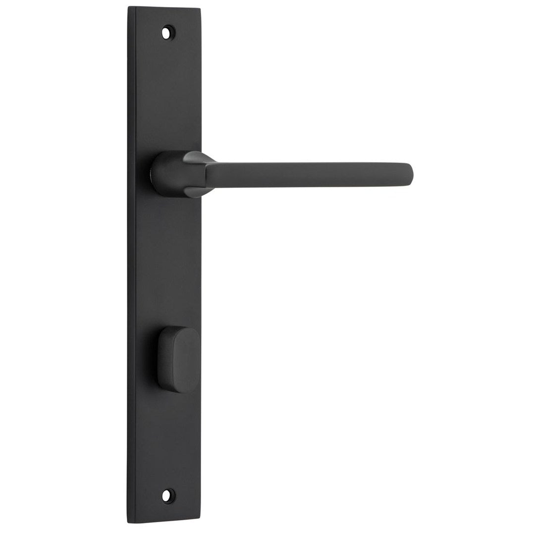 Iver Baltimore Privacy Lever Set Rect Backplate 240 X 38 X 55mm