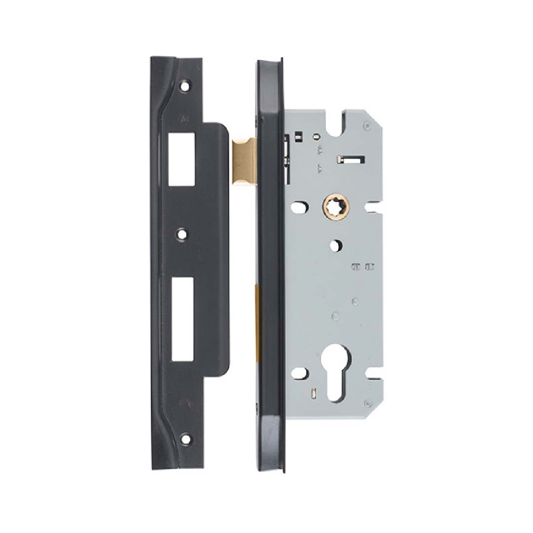 Iver Euro Mortice Lock Rebated 45mm Backset