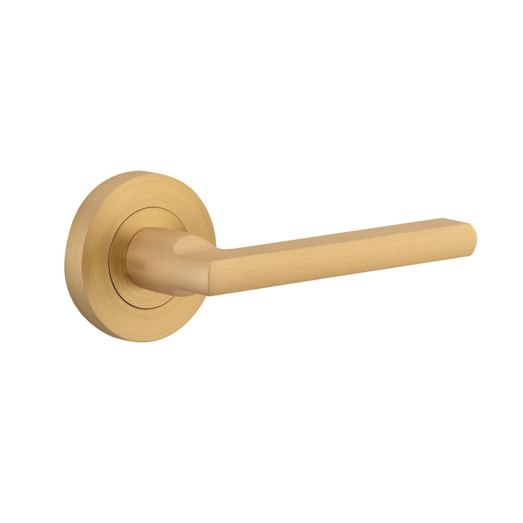 Iver Baltimore Passage Lever Set Rnd Backplate 52 X 58mm