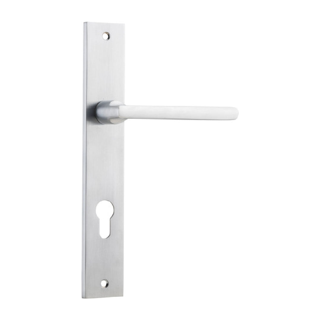 Iver Baltimore Entrance Lever Set Rect Backplate 230 X 38 X 55mm