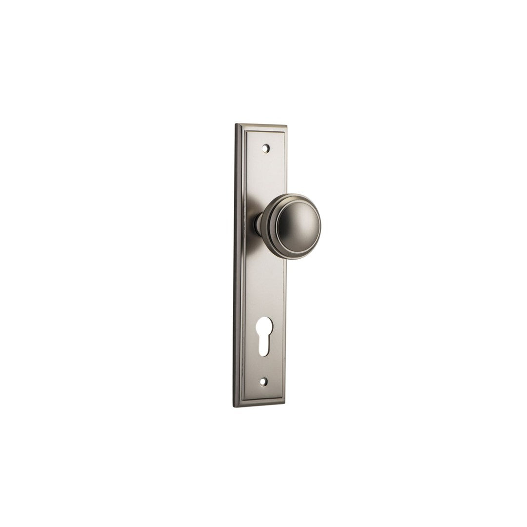 Iver Paddington Entrance Knob Set Stepped Backplate 237 X 50 X 64mm