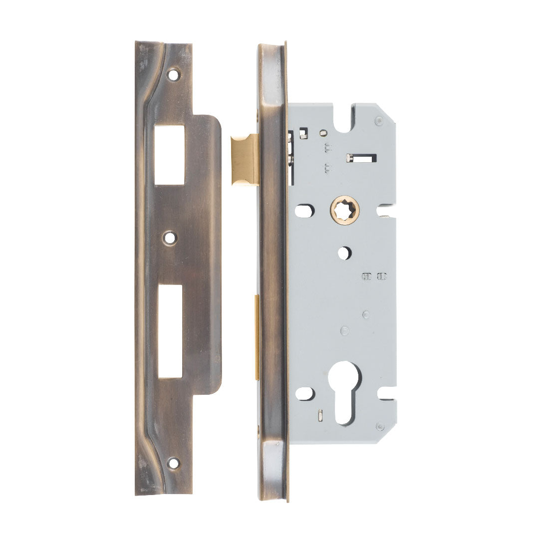 Iver Euro Mortice Lock Rebated 45mm Backset