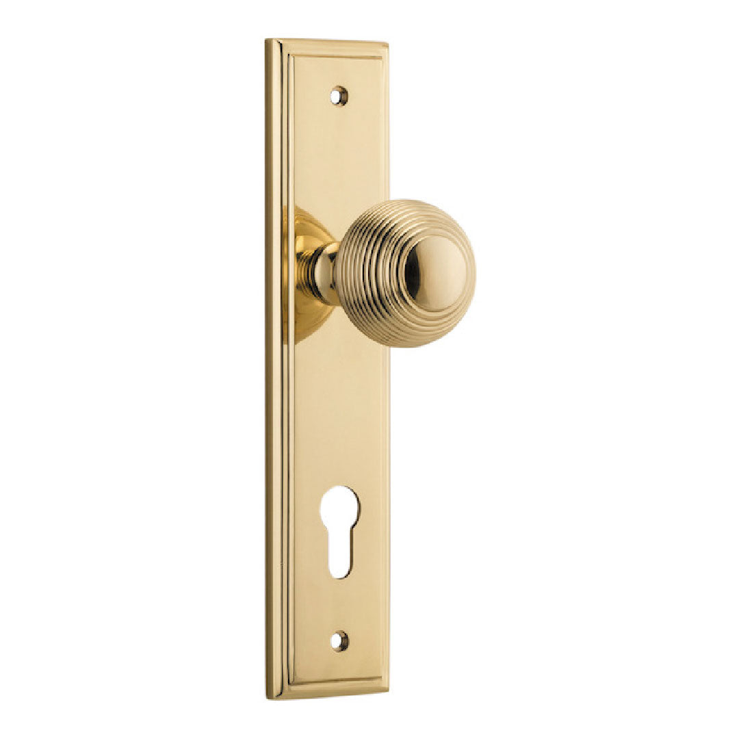 Iver Guildford Entrance Lever Set Stepped Backplate 237 X 50 X 60mm