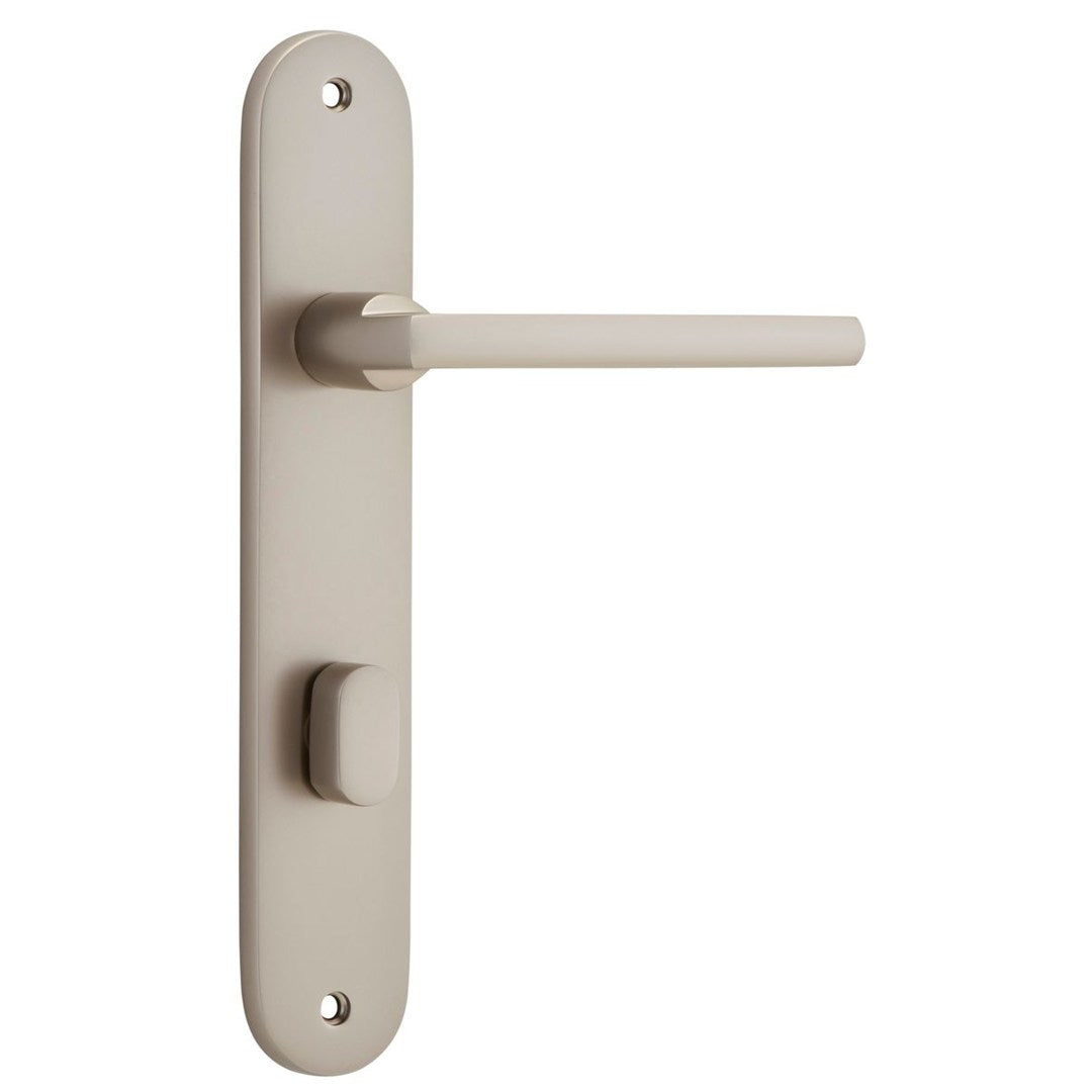 Iver Baltimore Privacy Lever Set Oval Backplate 230 X 40 X 55mm