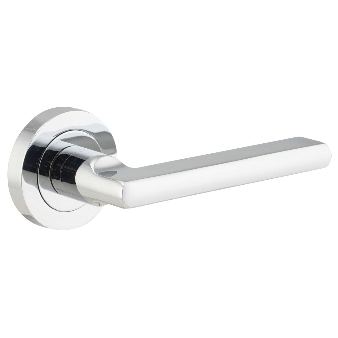 Iver Baltimore Passage Lever Set Rnd Backplate 52 X 58mm