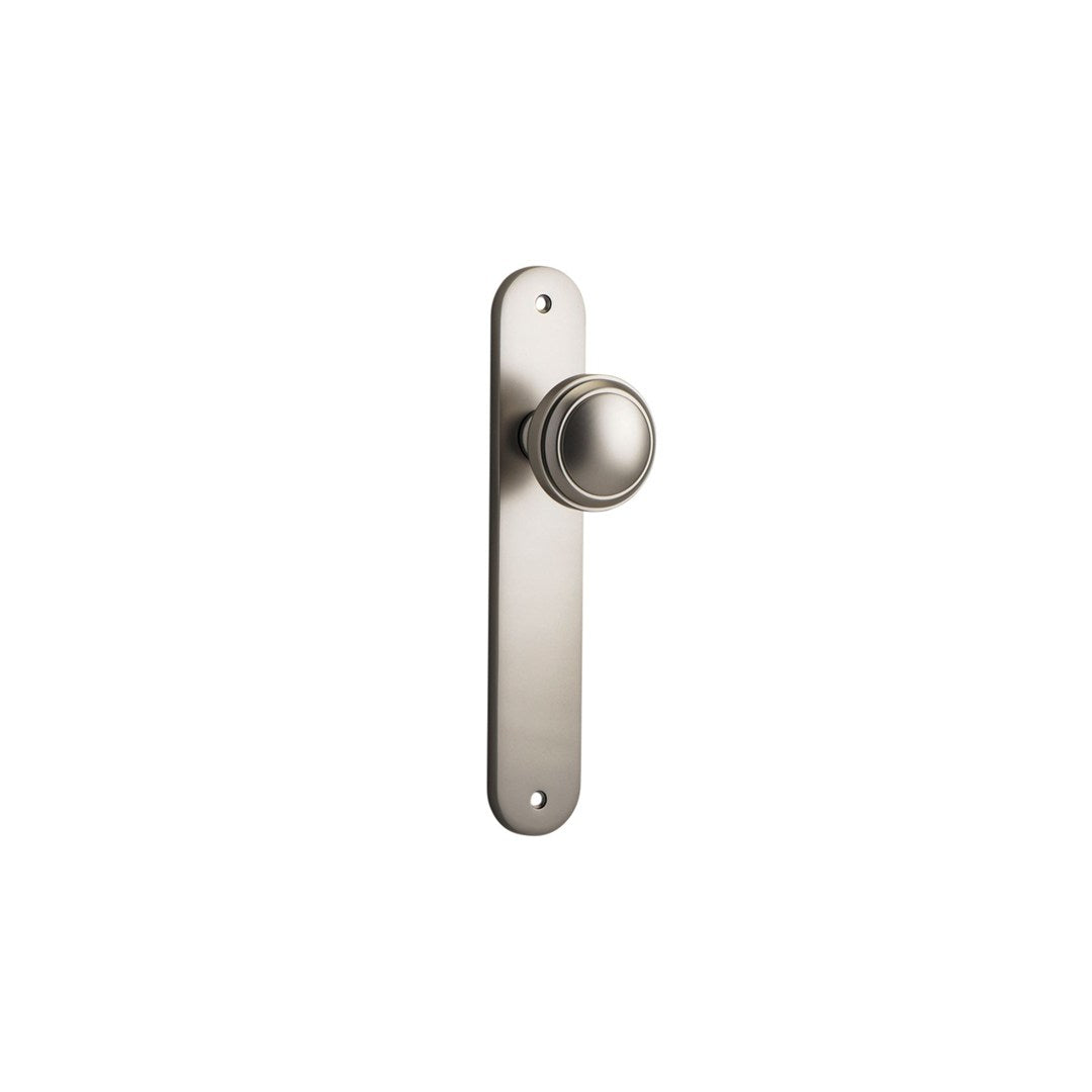 Iver Paddington Passage Knob Set Oval Backplate 237 X 50 X 68mm