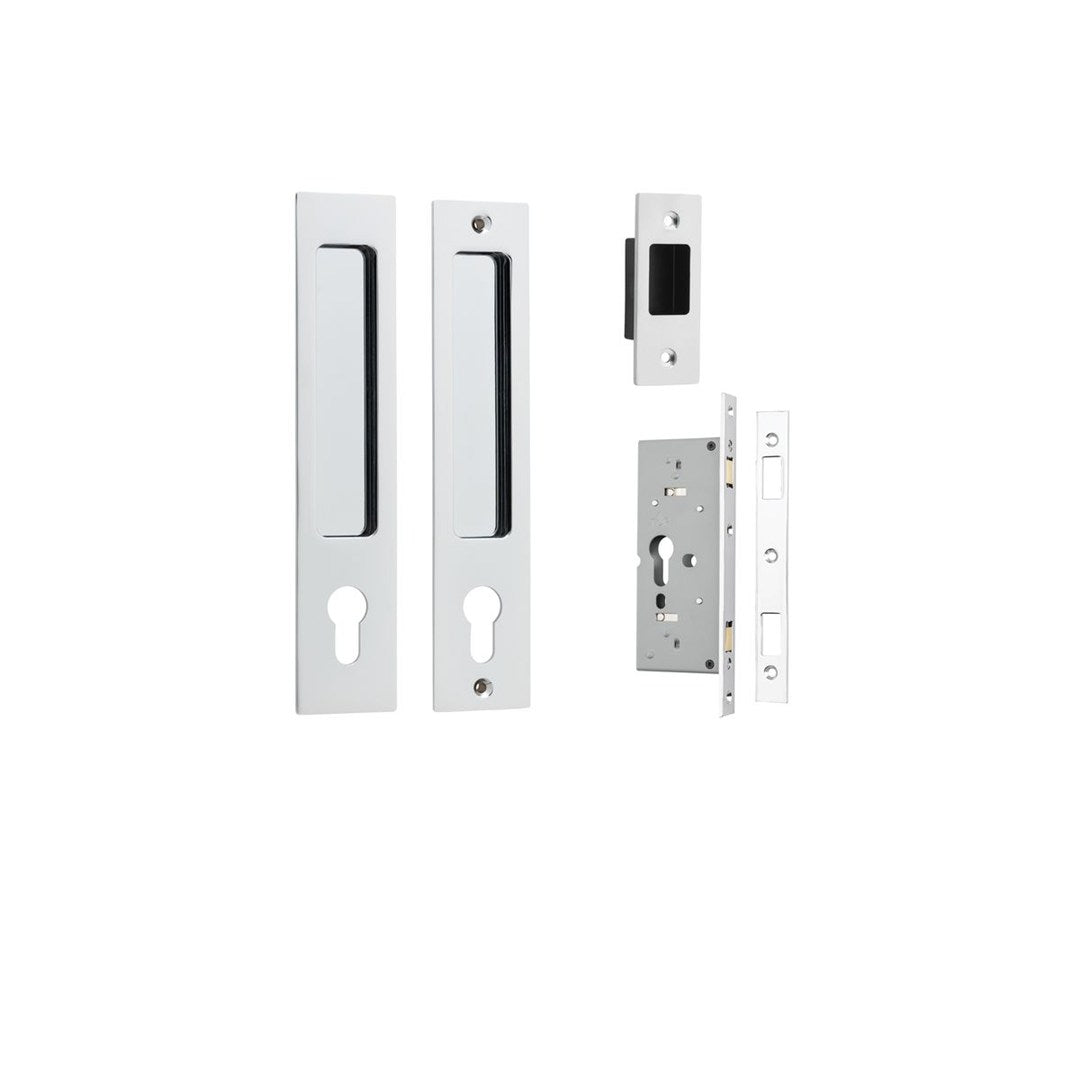 Iver Sliding Door Flush Pull Rect Entrance Set 225 X 45mm