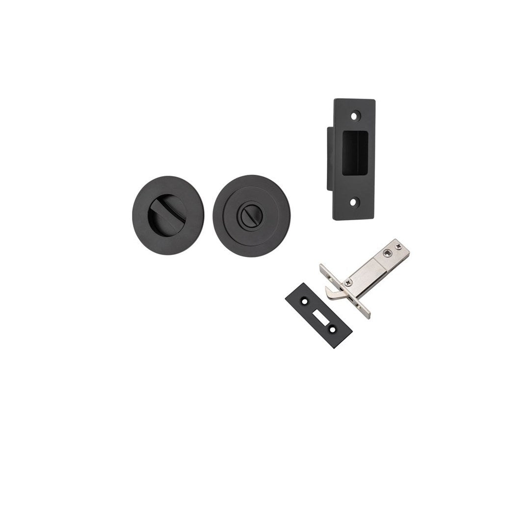 Iver Sliding Door Flush Pull Rnd Privacy 60mm
