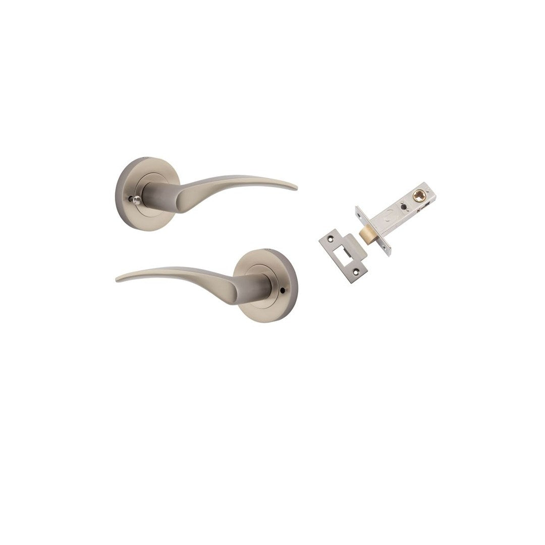 Iver Oxford Privacy Lever Kit Rnd Backplate 58 X 64mm