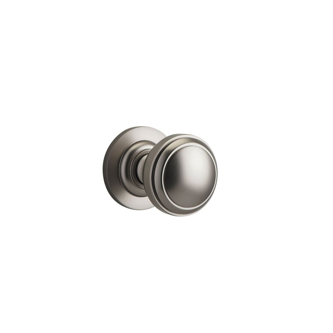 Iver Paddington Passage Knob 1/2 Set Rnd Backplate 58 X 54 X 68mm