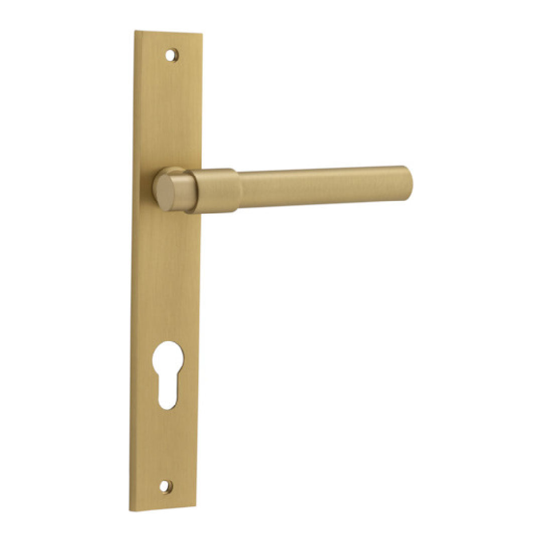 Iver Helsinki Entrance Lever Set Rect Backplate 250mm X 48mm X 44mm