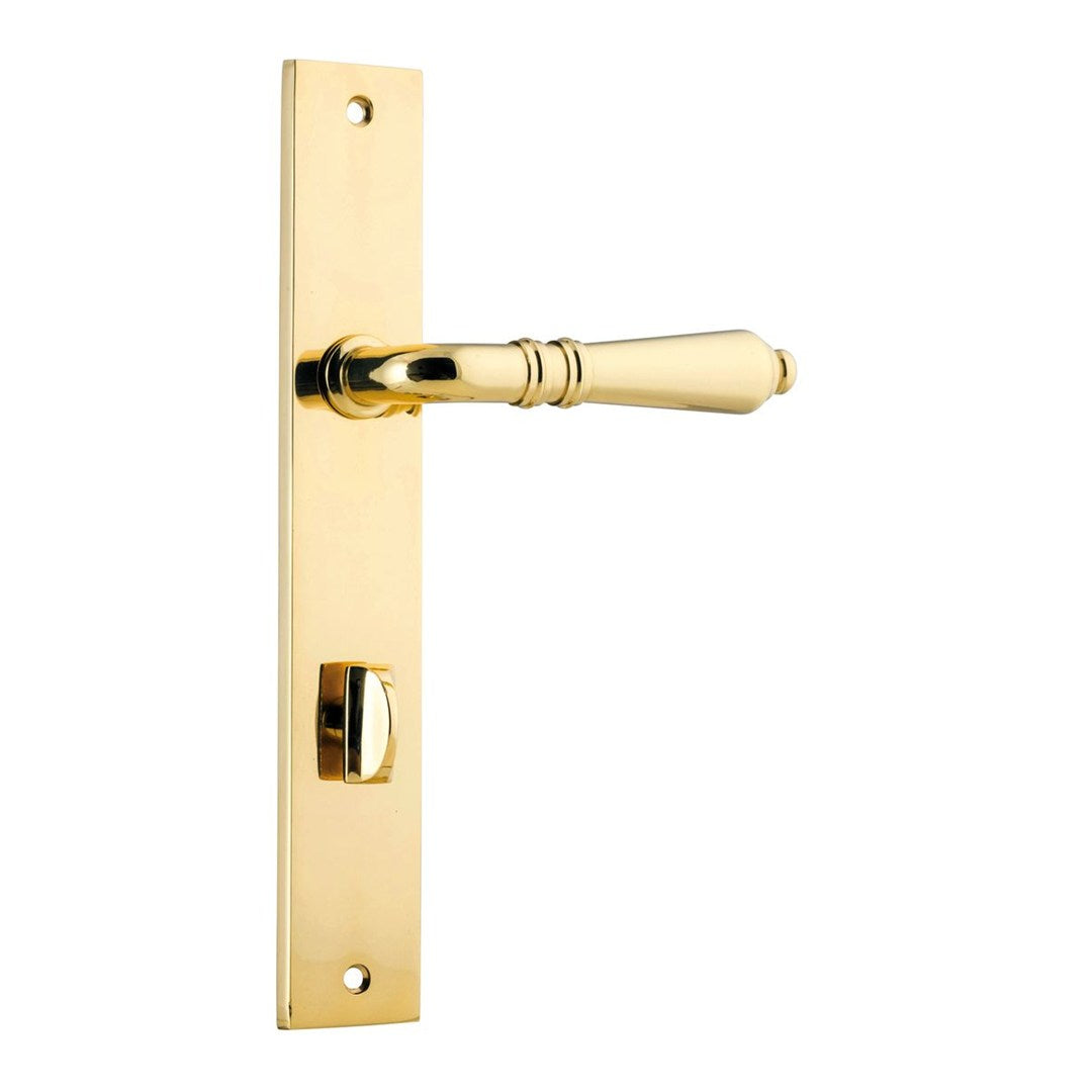 Iver Sarlat Privacy Lever Set Rect Backplate 240 X 38 X 55mm