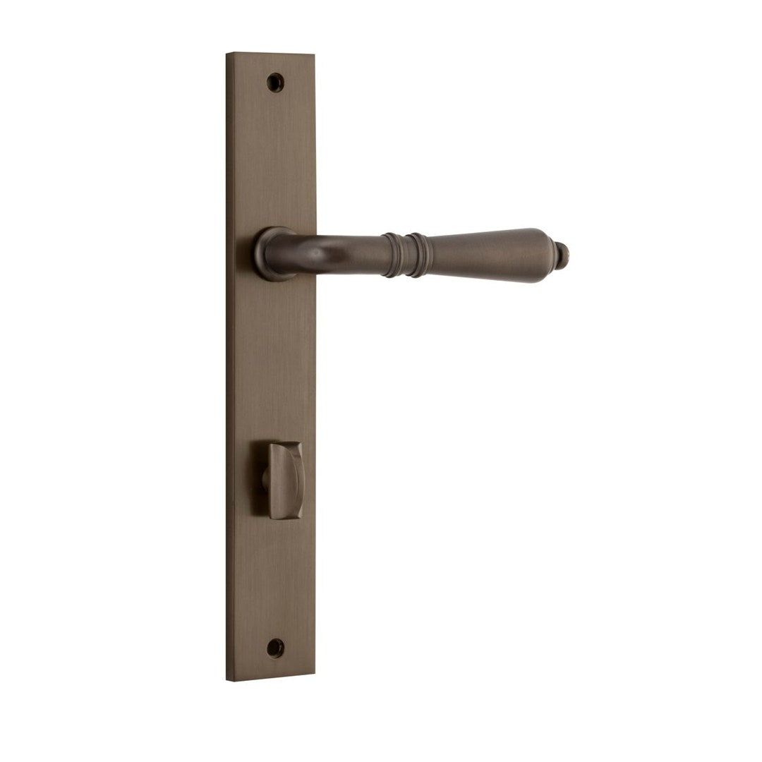 Iver Sarlat Privacy Lever Set Rect Backplate 240 X 38 X 53mm
