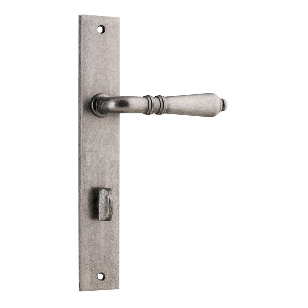 Iver Sarlat Privacy Lever Set Rect Backplate 240 X 38 X 53mm