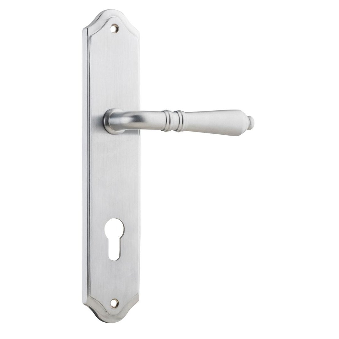 Iver Sarlat Entrance Lever Set Shouldered Backplate 250 X 48 X 55mm