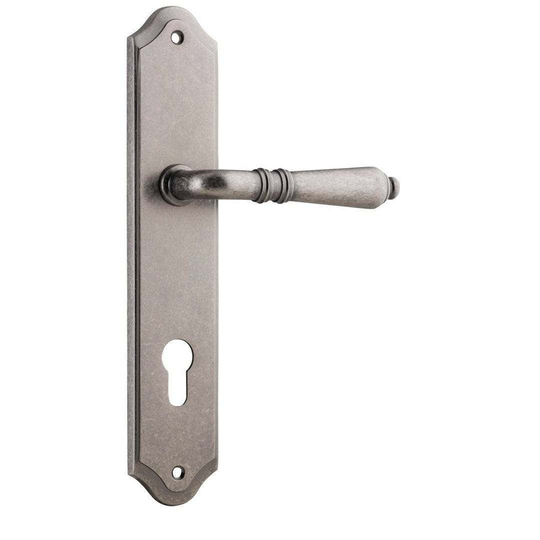 Iver Sarlat Entrance Lever Set Shouldered Backplate 250 X 48 X 55mm